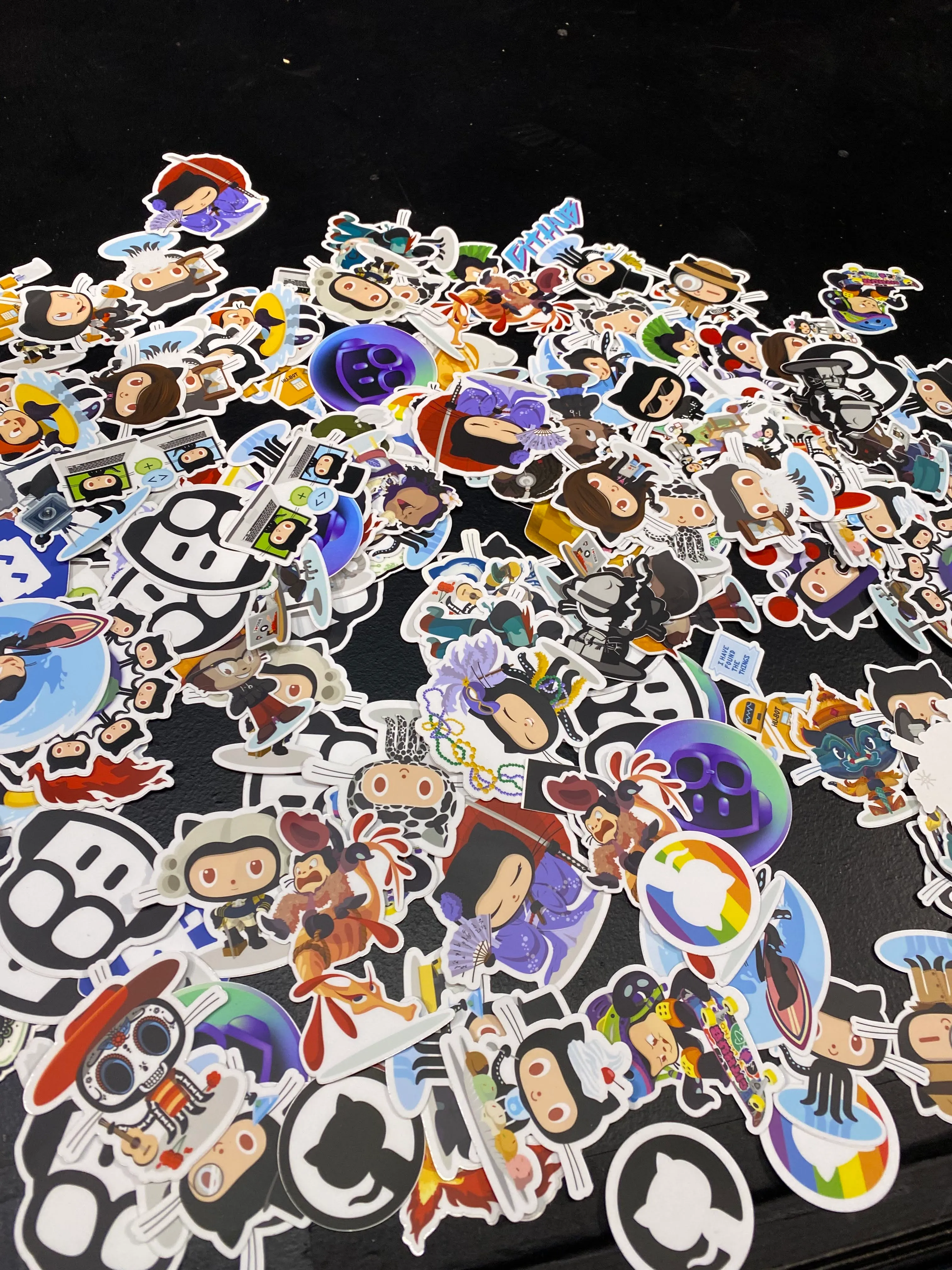 Dual presenters delivering technical content on stage